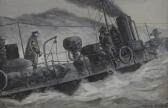 Jane Frederick T. 1865-1916,Warship '79' in stormy seas,Rosebery's GB 2023-03-29