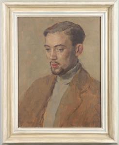 JANES Alfred 1911-1999,PORTRAIT STUDY OF BROMFIELD REES,1930,Lawrences GB 2023-01-18