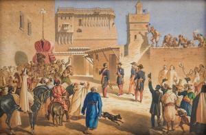 JANET Gustave 1829,Napoléon III visite la Casbah d'Alger,Marambat-Camper FR 2022-12-07