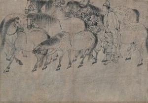 JANG Seung Up 1843-1897,Horses,Seoul Auction KR 2015-06-16