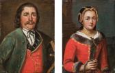 JANITS A,Portrait of Mária and József Stoltz,1767,Nagyhazi galeria HU 2016-12-13