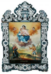 Janke Vincenz 1769-1838,The Madonna of Graz in a mirror frame,Lempertz DE 2023-11-16