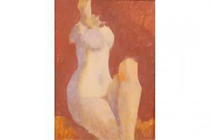 JANKOVIC JALE Ljubodrag 1932,Female seated nude torso,Lacy Scott & Knight GB 2015-09-11