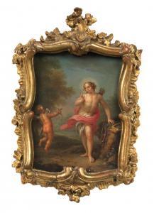 JANNECK Franz Christoph 1703-1761,Apollo and Cupid,Palais Dorotheum AT 2023-12-15