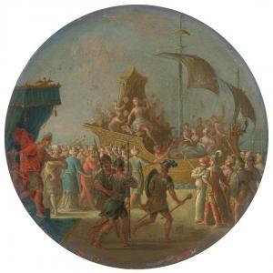 JANNECK Franz Christoph 1703-1761,Schiffsankunft der Königin Saba un,Beurret Bailly Widmer Auctions 2024-03-13
