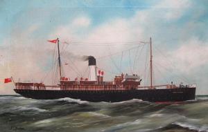 JANSEN ALFRED J 1859-1935,the Steam Ship Marylebone,TW Gaze GB 2021-05-06