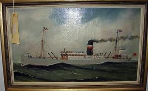 JANSEN J 1876-1958,shipping scene,Cheffins GB 2008-06-19