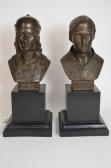 JANSON CHARLES,TWO BRONZE BUSTS,Hood Bill & Sons US 2019-12-03