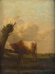 JANSON Johannes, Jacobus 1729-1784,Vaches dans une pra,1761,Artcurial | Briest - Poulain - F. Tajan 2023-09-26