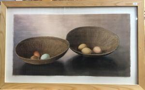 JANSON Sarah 1900-2000,Eggs in two baskets,Andrew Smith and Son GB 2019-02-05