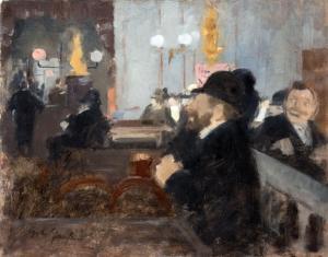JANSSEN Gerhard 1863-1931,Im Nachtcafé,Peter Karbstein DE 2023-06-24