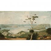 JANSSEN Jacob 1779-1856,view of the entrance to jackson's bay, the north a,1848,Sotheby's 2004-05-17