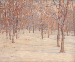 JANSSON Alfred 1863-1931,Trees in Winter,1919,Hindman US 2022-02-15