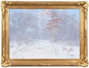 JANSSON Alfred 1863-1931,Winter Scene,1913,Brunk Auctions US 2023-07-15