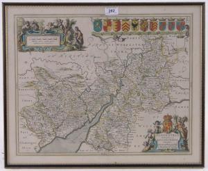 JANSSON Jan,Map of Gloucestershire,Burstow and Hewett GB 2016-11-16