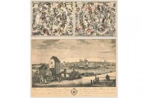 JANSSON Jan 1588-1664,Sternenkarte u. Prospekt v. München,Schopmann DE 2015-12-03