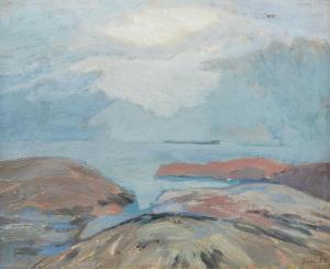 JANSSON Tove 1914-2001,Coastal landscape,1930,Uppsala Auction SE 2023-11-09