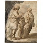 JANSZ. Pieter 1602-1672,ABRAHAM BANISHING HAGAR AND ISHMAEL,Sotheby's GB 2006-11-14