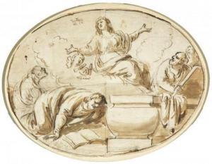 JANSZ. Pieter 1602-1672,Maria-Tenhemelopneming / The assumption of Mary,Venduehuis NL 2021-02-28
