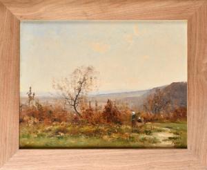 JAPY Louis Aime 1840-1916,Paysage,1893,Osenat FR 2024-04-07