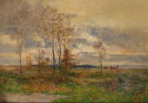 JAPY Louis Aime 1840-1916,Paysage aux arbres,Sotheby's GB 2023-01-30