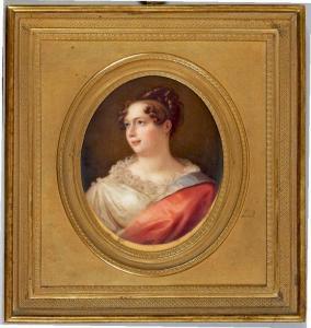 JAQUOTOT MARIE VICTOIRE 1772-1855,Portrait de la baronne Charlotte Smyth, baronne,Beaussant-Lefèvre 2019-02-22