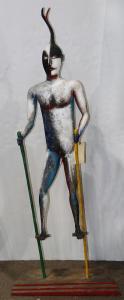 JARDIN Eugene 1947,Untitled (Figure on Stilts),1990,Clars Auction Gallery US 2017-09-17