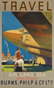 JARDINE WALTER,TRAVEL / AIR • LAND • SEA / BOOK THROUGH BURNS, PH,1930,Swann Galleries 2014-10-14