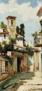 JARDINES Jose Maria 1862-1914,Pareja de vistas de Granada,Duran Subastas ES 2024-03-20