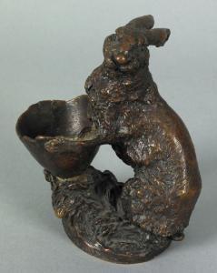 JARL Otto 1856-1915,Bronze figure of arabbit,Pook & Pook US 2006-03-24