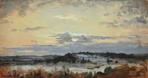 JARNEFELT Eero 1863-1937,Extensive winter landscape,1886,Uppsala Auction SE 2021-06-15