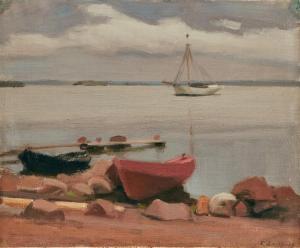 JARNEFELT Eero 1863-1937,Vid kusten,1910,Uppsala Auction SE 2025-03-18