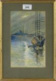 JARRE A,Turkish river scene by moonlight,Burstow and Hewett GB 2014-12-17