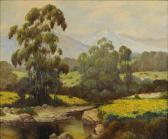 JARVIS William Frederick 1898-1966,Eucalyptus Trees and Poppies,Heritage US 2007-12-01