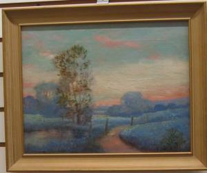 JARVIS William Frederick,Landscape with Texas blue-bonnets in full bloom,O'Gallerie 2007-04-30