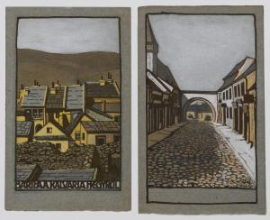 JASCHIK Almos 1885-1950,Szlovákiai látképek,ARTE HU 2022-05-19