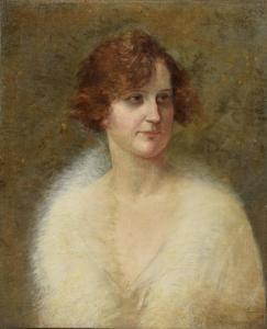 JASINSKI Feliks Stanislaw 1862-1901,Portret kobiety,Rempex PL 2022-09-07