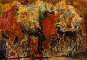 JASKIERSKI Zbigniew 1928-1969,Abstract composition,1961,Desa Unicum PL 2024-01-11