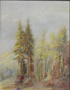 JASPER Victor 1848-1931,Gebirgslandschaft mit Wald,Georg Rehm DE 2020-12-04