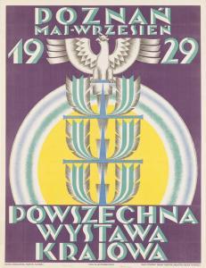 JASTRZEBOWSKI Wojcieh 1884-1963,POZNAN / POWSZECHNA WYSTAWA KRAJOWA,1929,Swann Galleries 2017-03-16