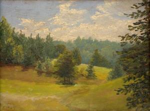 Jaunsudrabins Janis 1877-1962,Meadow,1923,Antonija LV 2014-10-23