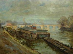 jauzin louis 1800-1900,Les bateaux lavoirs,ARCADIA S.A.R.L FR 2008-12-14