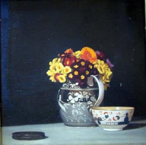 JAY Cecil 1884-1930,Hay oil on canvas Still life of a bowl and jug of ,1928,Gorringes GB 2007-03-13