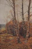 JAY W 1800-1900,Winter Landscape with Silver Birch Trees,Tooveys Auction GB 2014-04-23