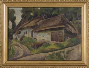 JAZWIECKI Franciszek Adam 1900-1946,CHATA,1927,Desa Dom Auckcyjny PL 2023-06-17