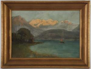 JEAN E 1900-1900,Le lac de Thoune,Piguet CH 2009-12-09