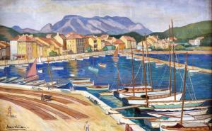 JEAN JULIEN,Le Port de Sanary sur Mer,1930,Millon & Associés FR 2020-02-28