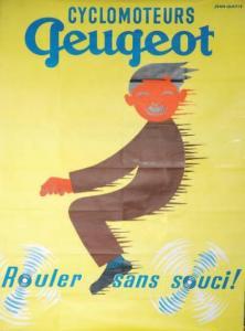 JEAN MARIE 1900-1900,CYCLOMOTEURS PEUGEOT. " ROULER SANS SOUCI ! ",1955,Yann Le Mouel FR 2014-11-24