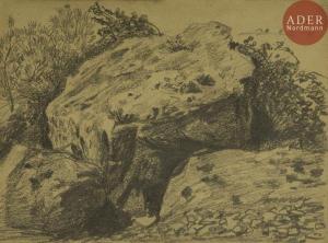 JEANRON Philippe Auguste 1810-1877,La Caverne,Ader FR 2017-10-06