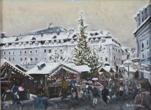 jeanrond heinz jungen 1965,Weihnachtsmarkt auf dem St. Johanner Markt,DAWO Auktionen DE 2009-06-16